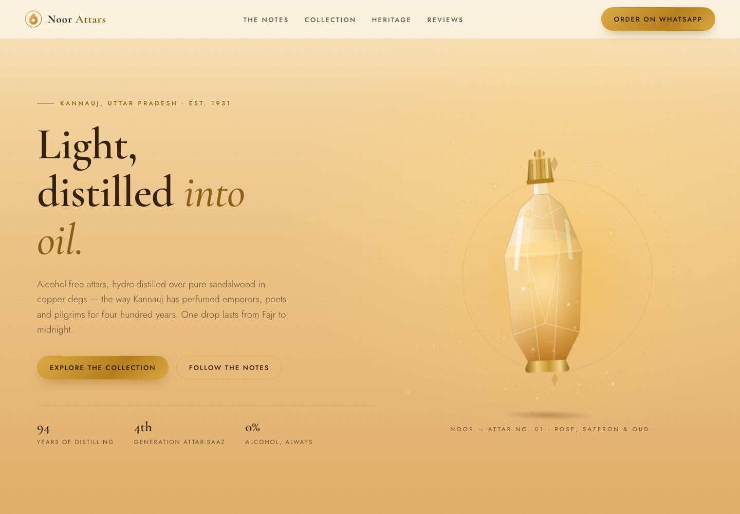 Noor Attars — live website